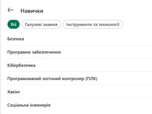 Навички у Linkedin